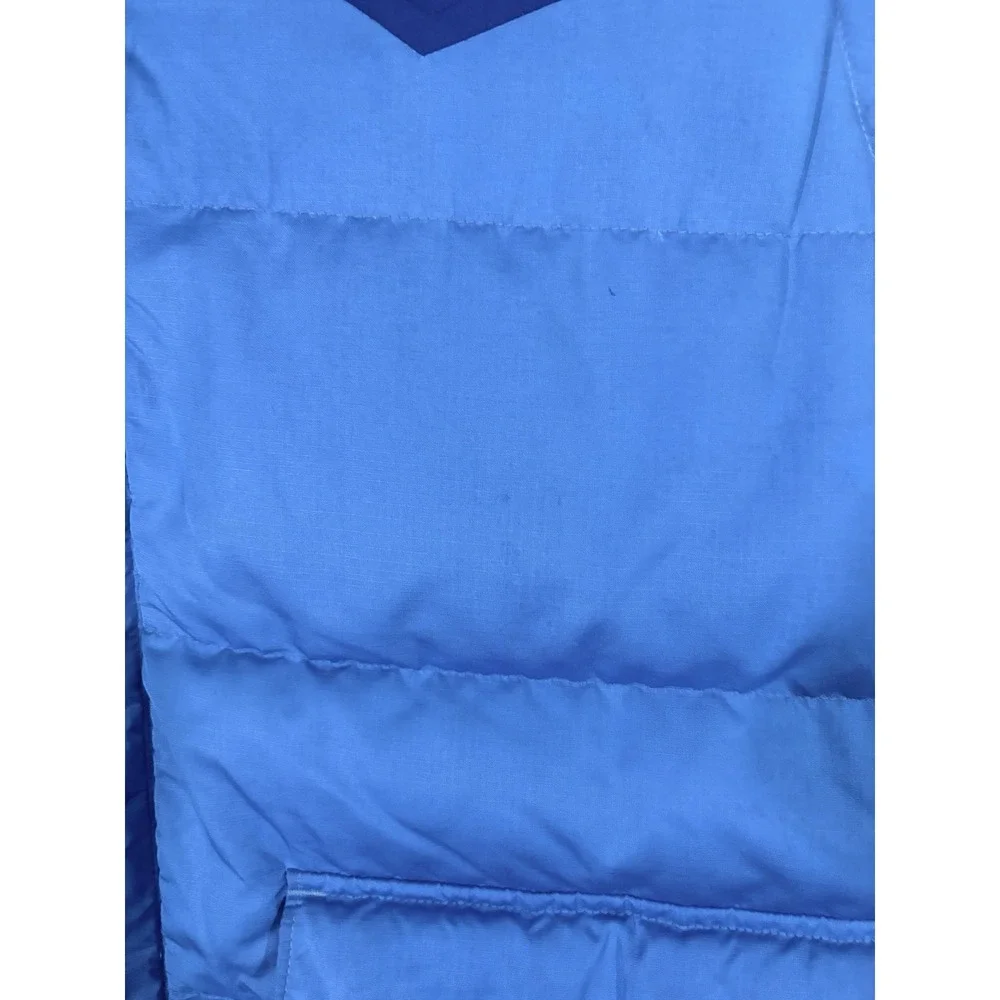 Patagonia Slingshot Down Vest Mens XL Blue Red Western Quilted Vtg Insulated - Picture 3 of 12